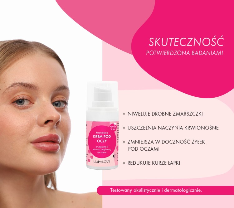 Rozjaśniający krem pod oczy z witaminą C