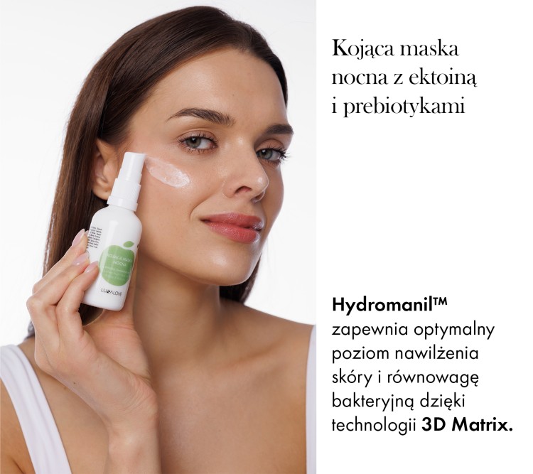 Kojąca maska nocna z ektoiną